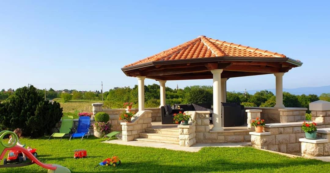Holiday Apartment Villa Bianca Pazin Exterior foto